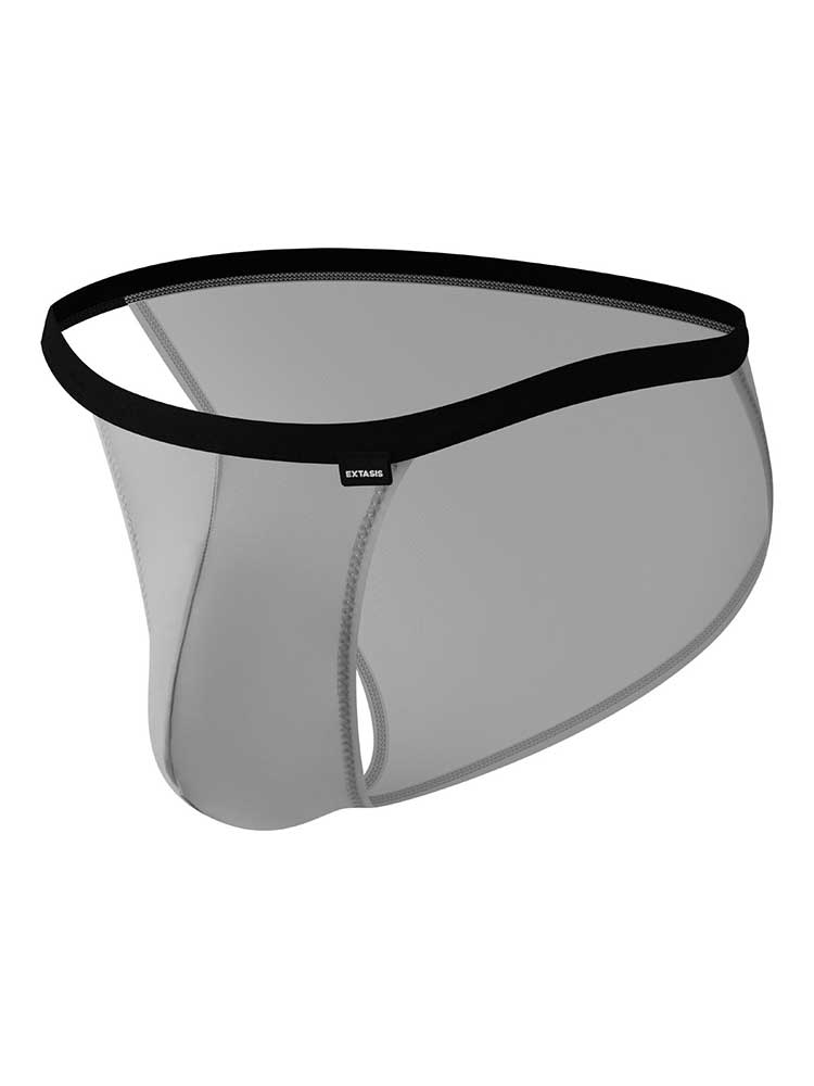 Men's Sexy Solid Color High Cut Pouch Briefs