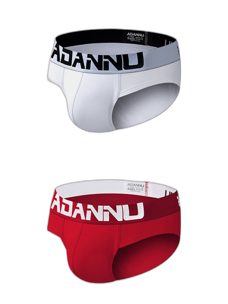 2 Pack Cotton 3D Large Pouch Men's Underwear