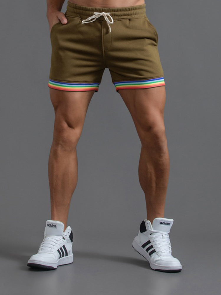 Men's Rainbow Cotton Shorts