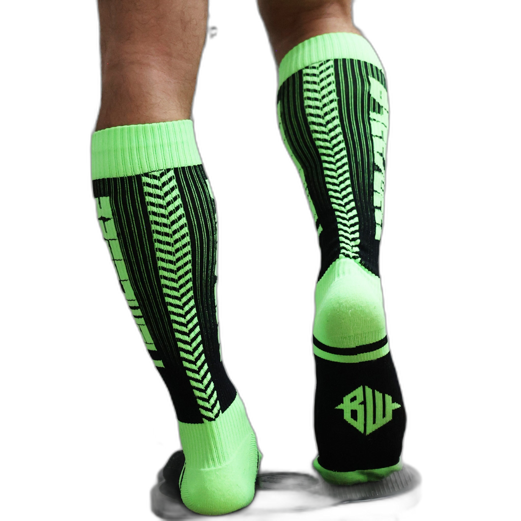 Breedwell Eternity Socks Neon Green