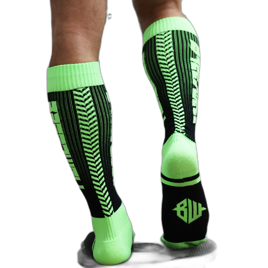 Breedwell Eternity Socks Neon Green