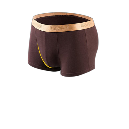 Modal Ultra-soft Solid Mid-waist Men's Boxer Briefs