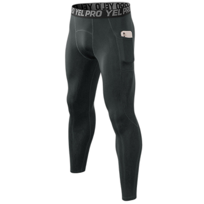 Mens Sports Thermal Leggings Compression Base Layer Tights