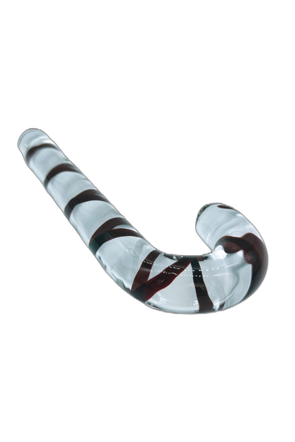 Candy Cane Glass Dildo