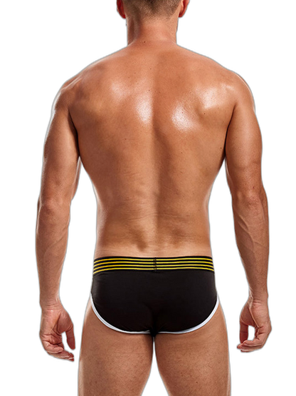 Men’s Spliced Color Pouch Briefs