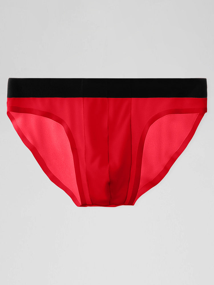 4 Pack Ice Silk Seamless Men's Briefs