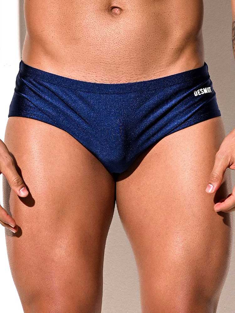 Men's Sexy Low Rise Solid Color Swim Briefs