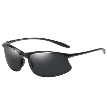 Semi Rimless Sports Polarised Sunglasses