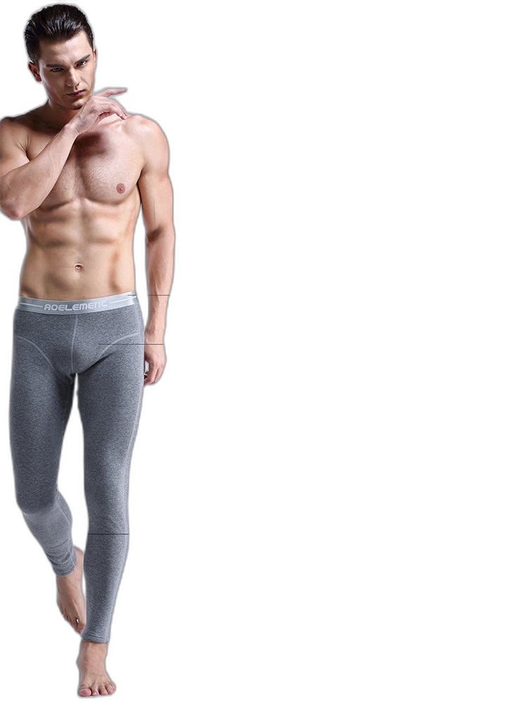 V-Neck Thermal Underwear With Fleece Lined