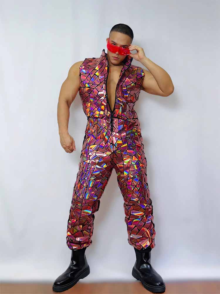 Symphony Pink Mirror Overall Performance Costume Set