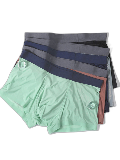3 Pack Trackless Summer Ultra Thin Pouch Men's Trunks