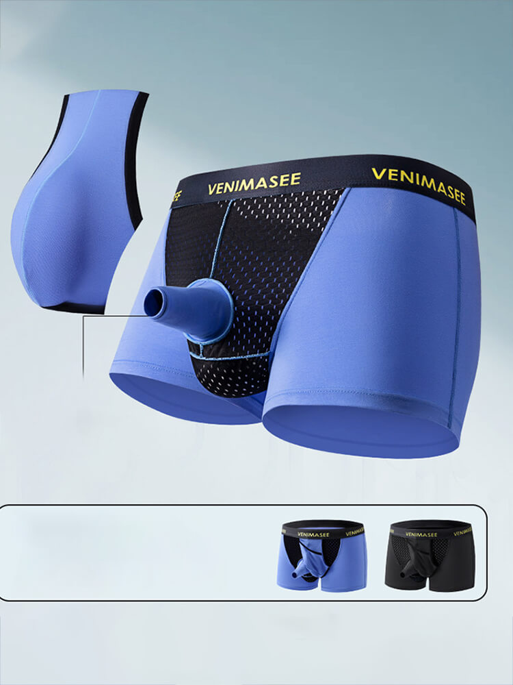 Men's Sexy Antibacterial Foreskin Separation Boxer Briefs