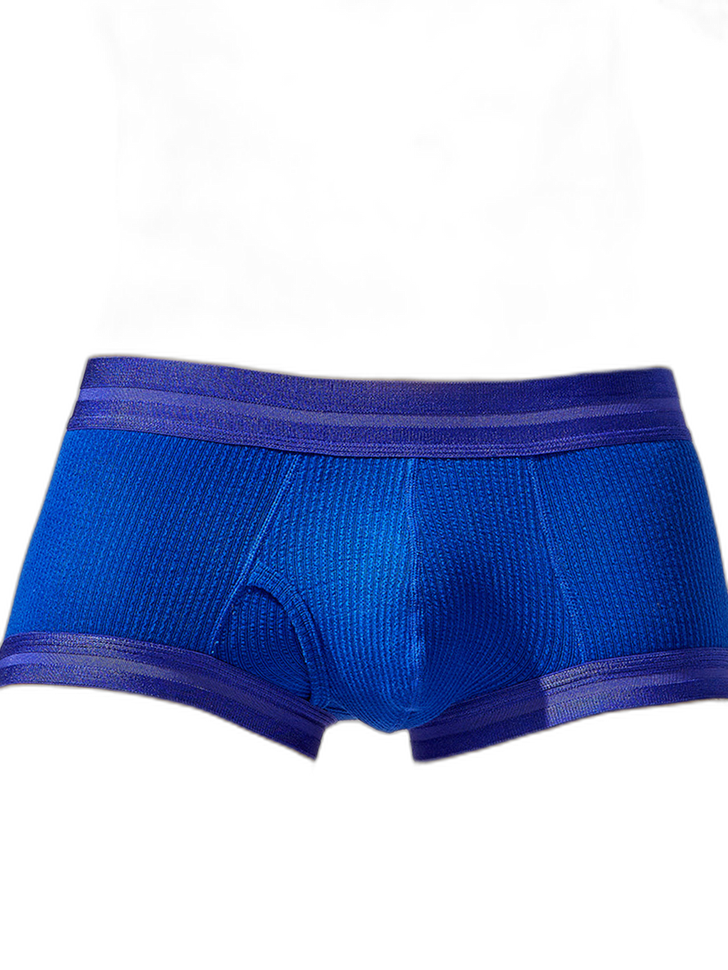 2 Pack Men's Spliced Color Trunks with Functional Fly