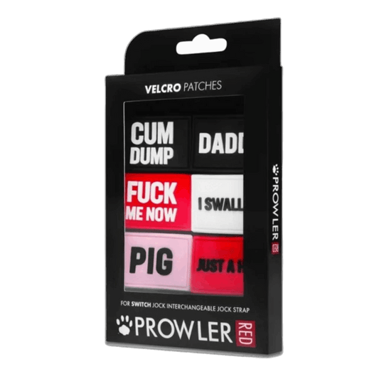 Prowler RED Switch Jock Strap Velcro Patches Pack 1