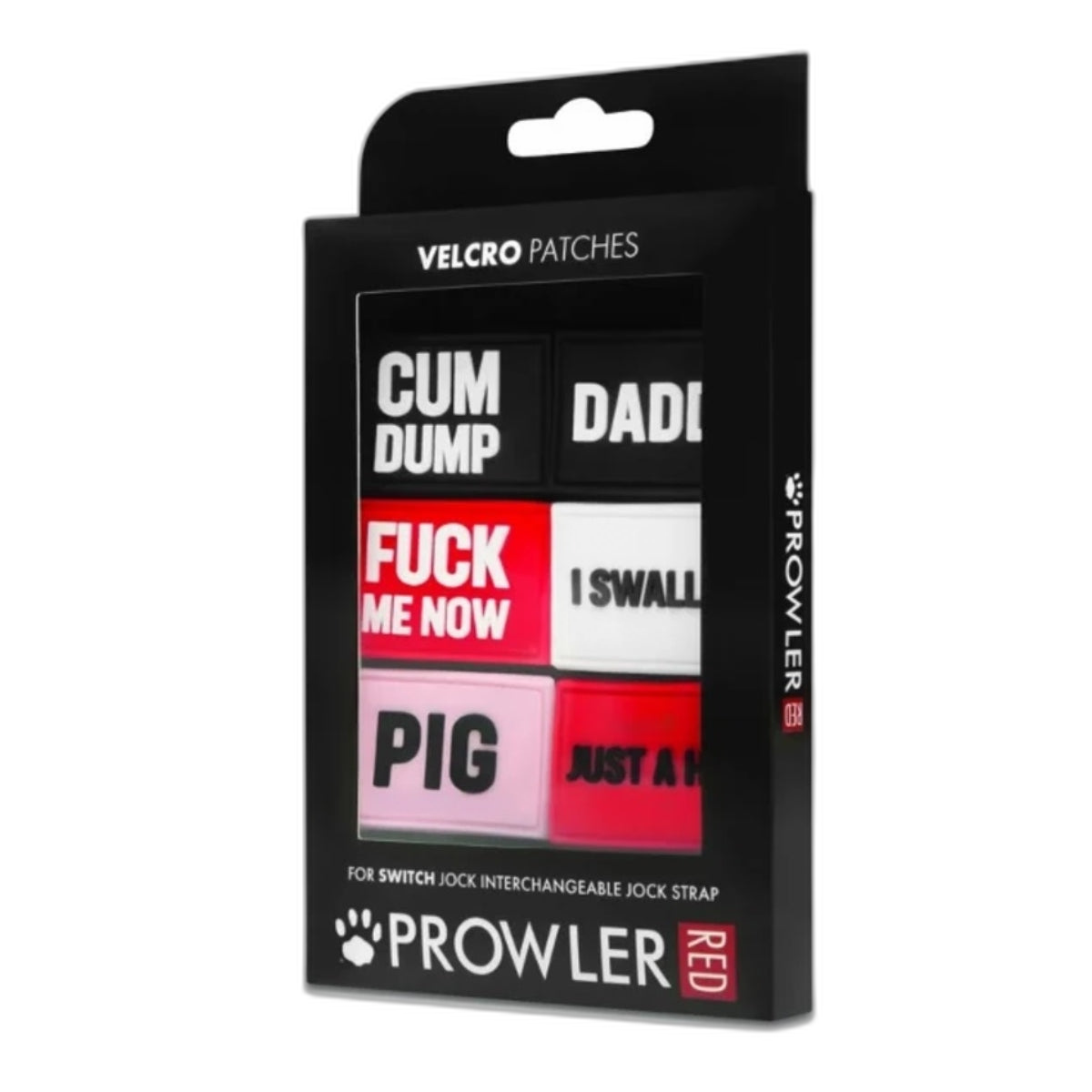 Prowler RED Switch Jock Strap Velcro Patches Pack 1