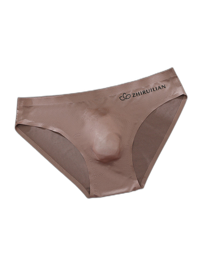 3 Pack Men's Ultra-Thin Seamless Ice Silk Cool-Touch Briefs