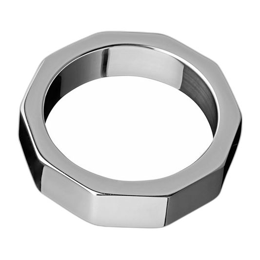 ruff GEAR Stainless Steel Nut Cock Ring 50mm x 15mm