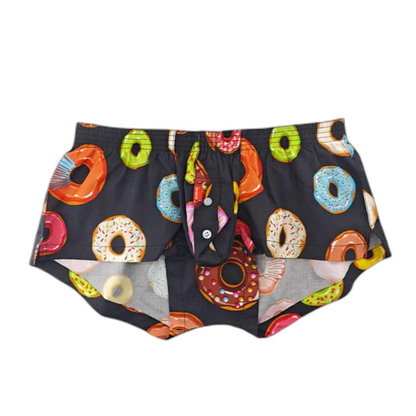 SEOBEAN Playful Donut Cotton Boxers