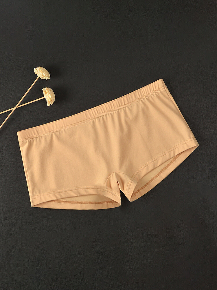 Men's Low-Rise Non-Pouch Sexy Tight Boxer Briefs