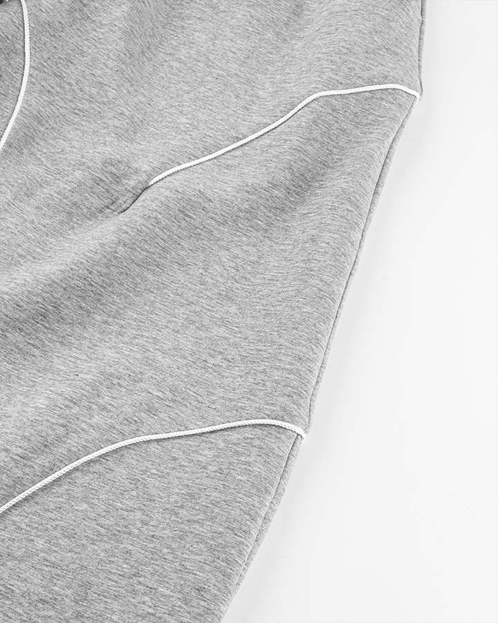 Loose-Fit Sweatpants with White Piping