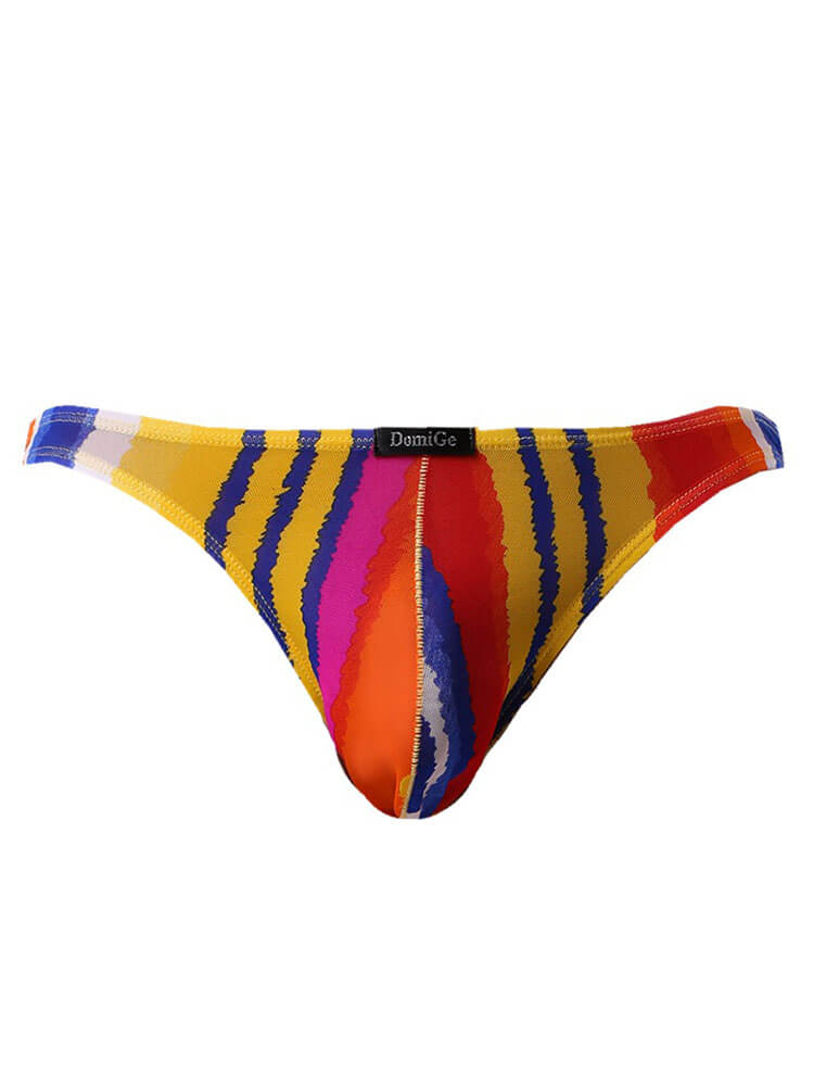 Men's Stylish Printed Mesh Breathable Briefs