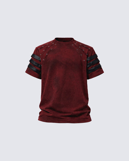 Vintage Rivet Short Sleeve T-Shirt