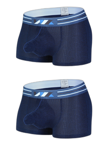 2 Pack Separated Pouch Comfy Mens Boxer Briefs