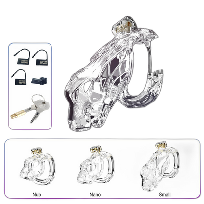 Guard Dog - Male Chastity Cage with Belt