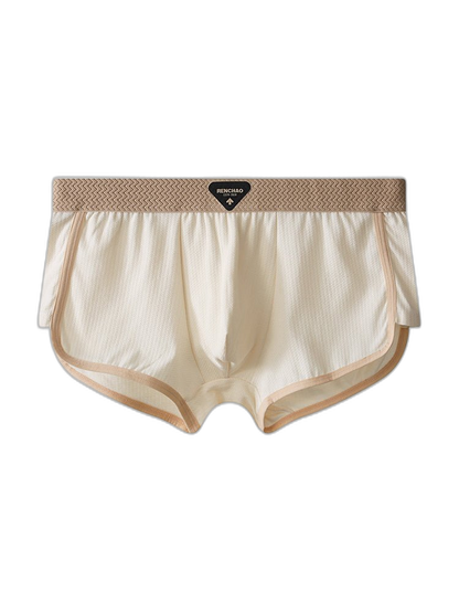 4 Pack Men's Ultra-Soft Premium Cotton Seamless Comfort Trunks