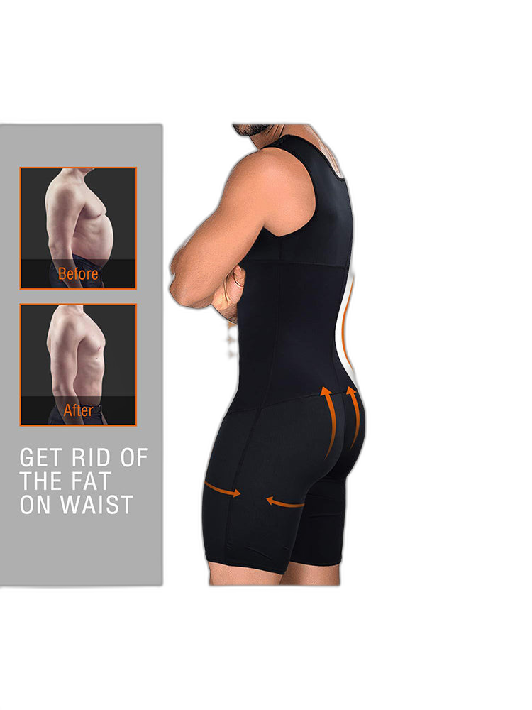 Men Shapewear Tummy Control Slimming Bodysuit