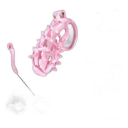 Gorse - Spiked Cock Cage - Chastity Cage With Urethral Sound