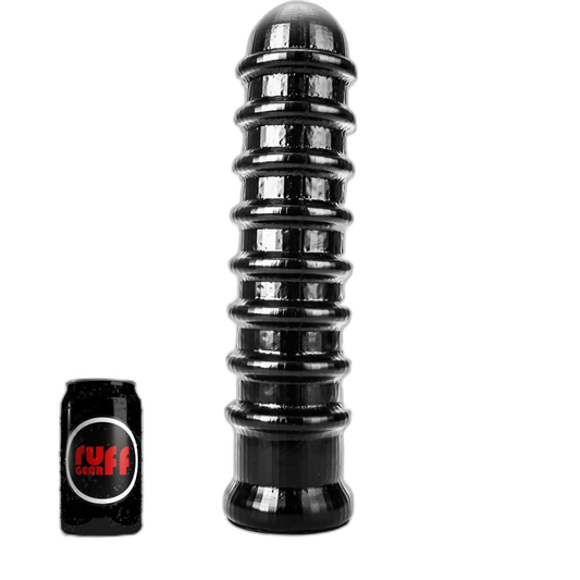 ruff GEAR The Captain Ass Pounder Didlo 15.7 Inch Black