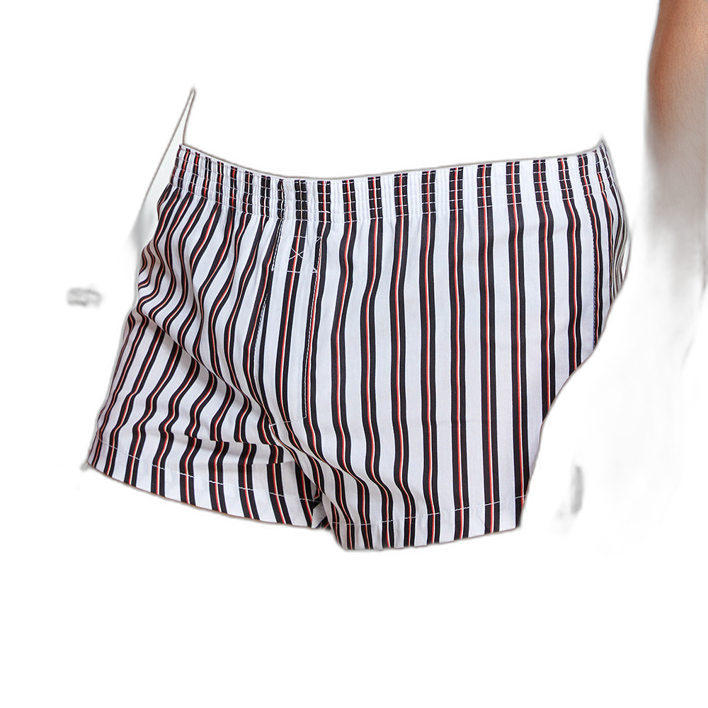 Striped Cotton Shorts