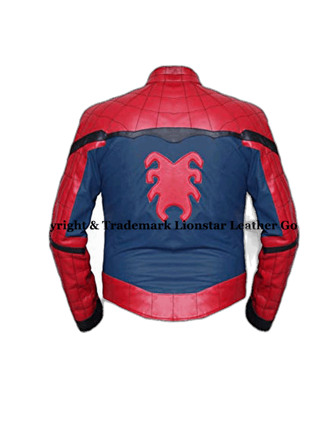LionStar Spider Real Leather Spiderman Jacket