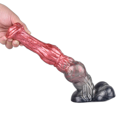 Molten - 10.2 Inch Centaur Dildo - Knot Dildo - Animal Dildo
