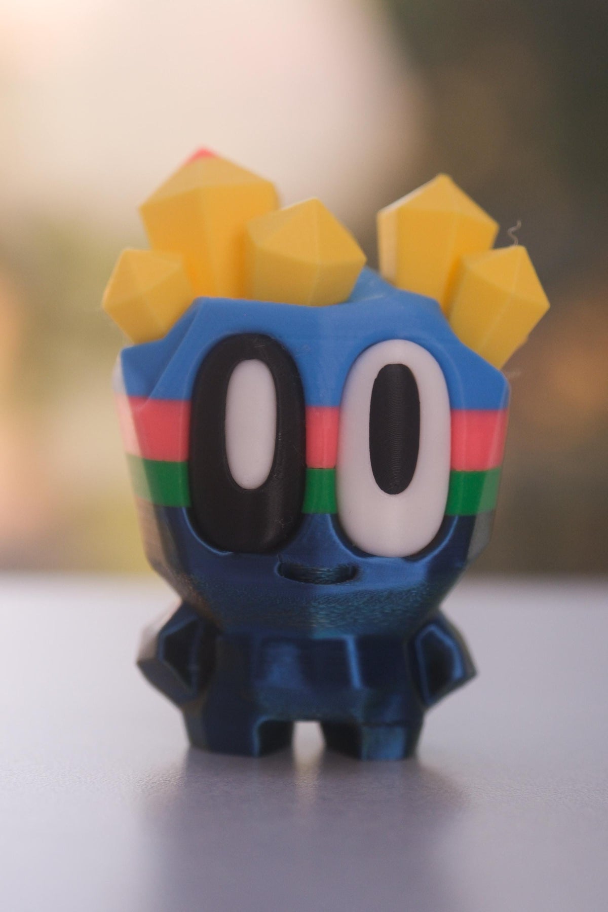 3D Printed Pet Blob Rock - Fun Desk Toy, Keychain, or Gift!  Collect 'em All!