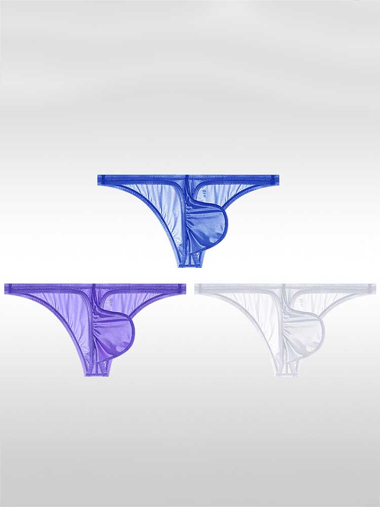 Men's Low-Rise Form-Fitting Stretch Bikini Briefs
