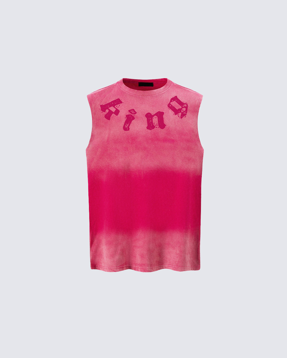 KIIKIO Retro Minimalist Letter Print Vest