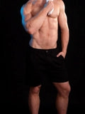 Men's Sexy Cut-Out Back Quick-Dry Denim Shorts