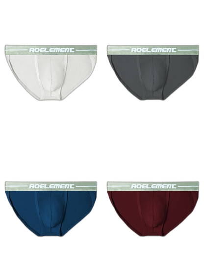 4 Pack Men's Sexy Bikini Brief Style Pouch Underwear