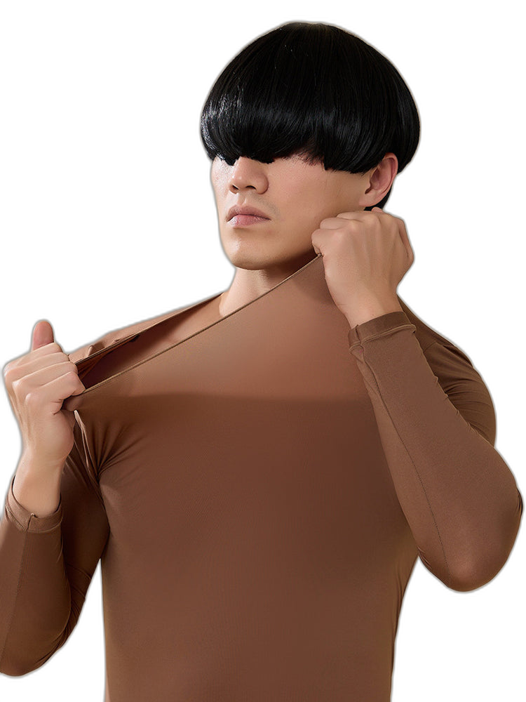 Men's Skin-Friendly Ultra-Thin High-Elastic Anti-Static Thermal Base Layer Tops & Bottoms
