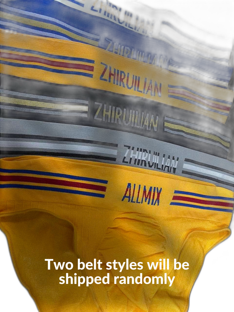 5 Pack ALLMIX Men's Seamless Bulge Pouch Briefs
