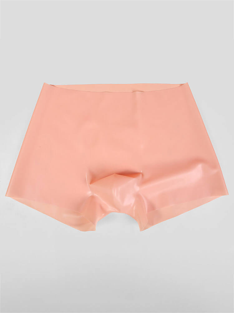 Men's Elastic Semi-Transparent Latex Boxer Briefs