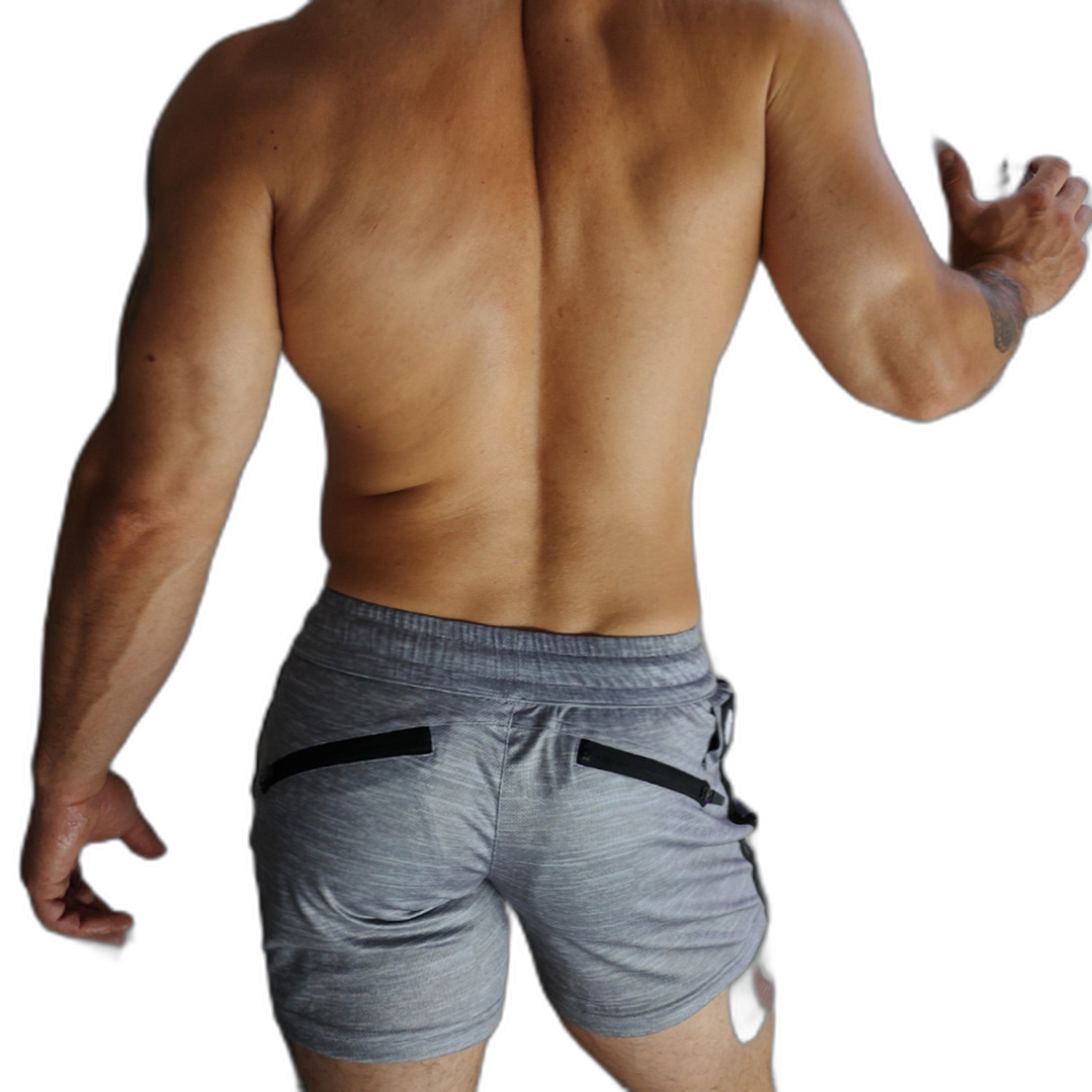 Breedwell Trade Trainer Shorts Grey Heather