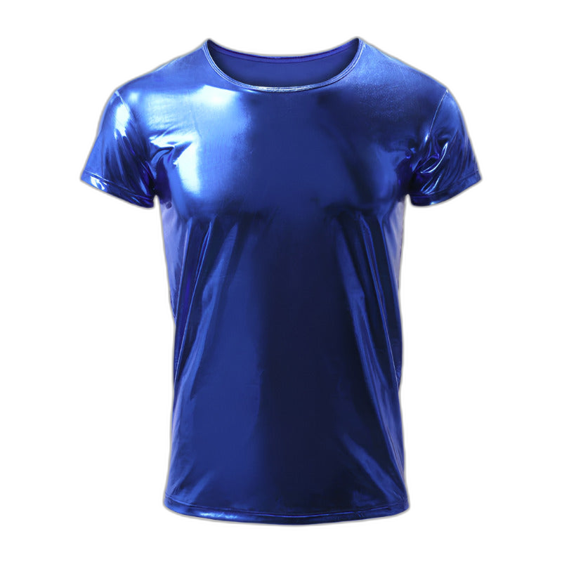 Metallic Shiny Clubwear Tee