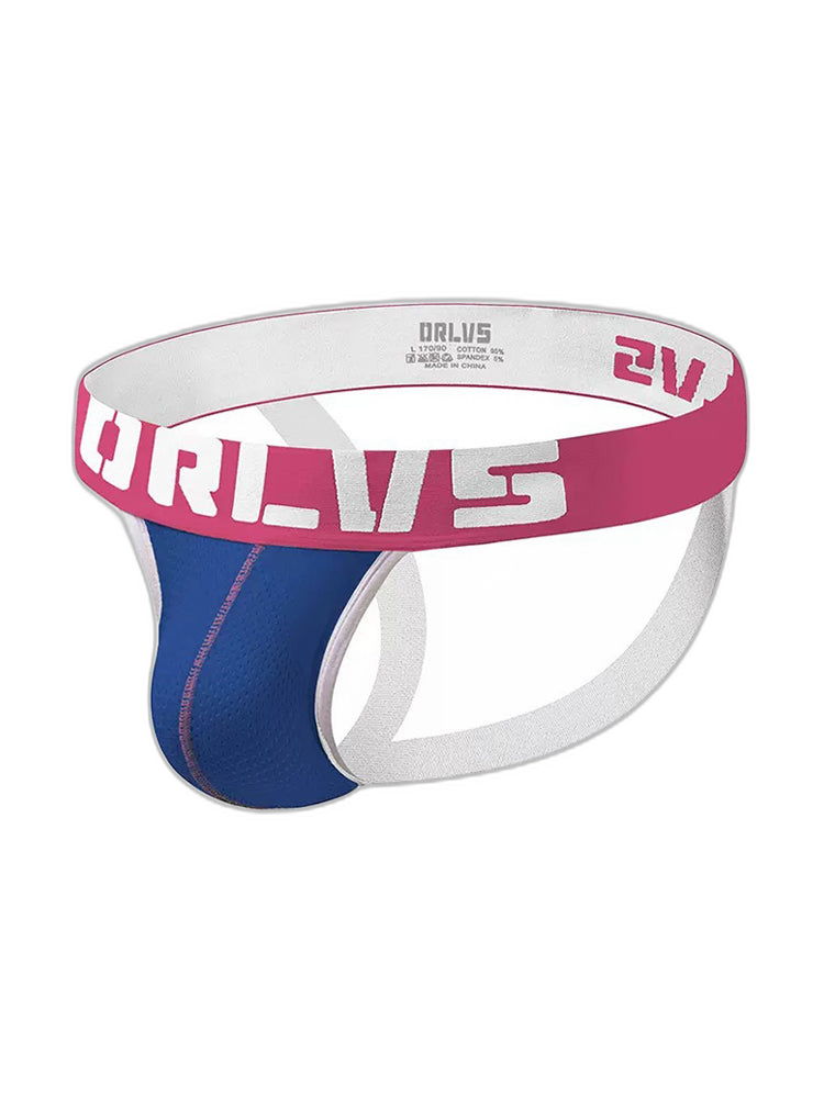 3 Pack Men's U-Pouch Striped Sexy Jockstraps