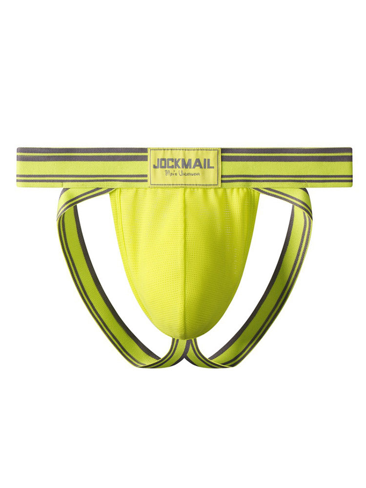 Breathable Mesh Double Strap Men's Thong