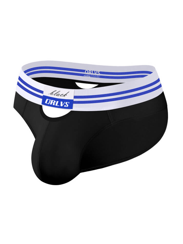 Men's U-Convex Pouch Hollow High Fork Briefs
