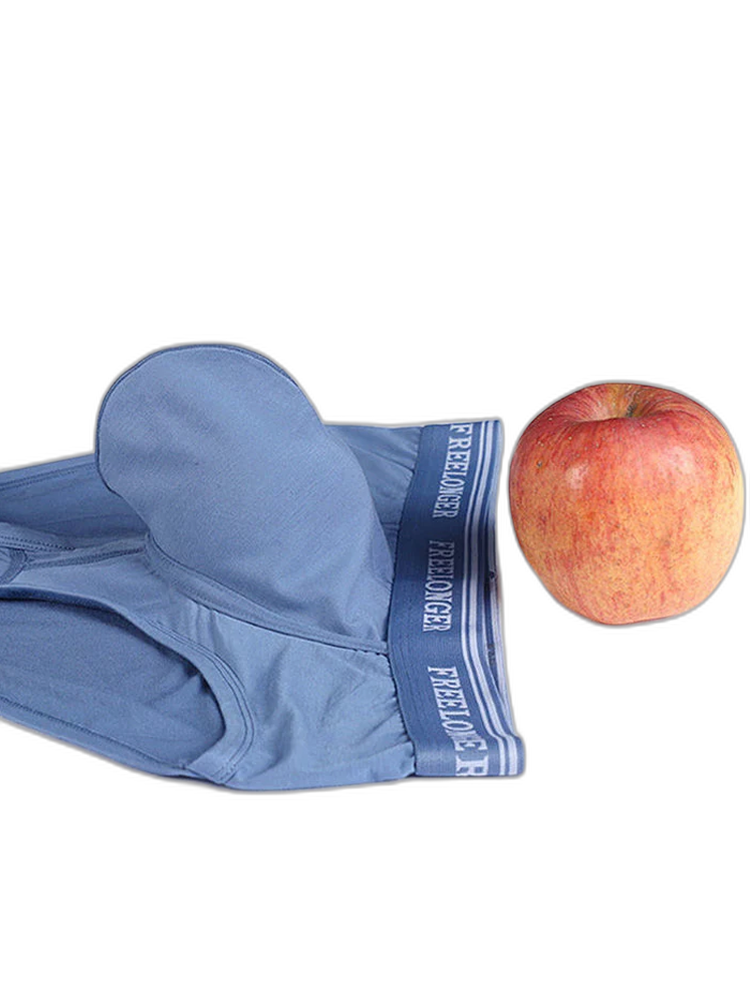 FreeLonger Men's Comfy Separate Big Pouch Briefs