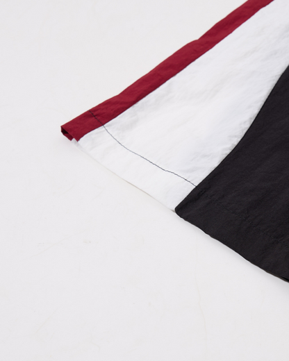 American Retro Embroidered Color-Blocked Deconstructed Flight Jacket